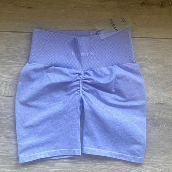 NVGTN‎ PRO SHORTS HEATHER BLUE/PURPLE S (LAVENDER COLOR) NWT IN PKG - Picture 5 of 7